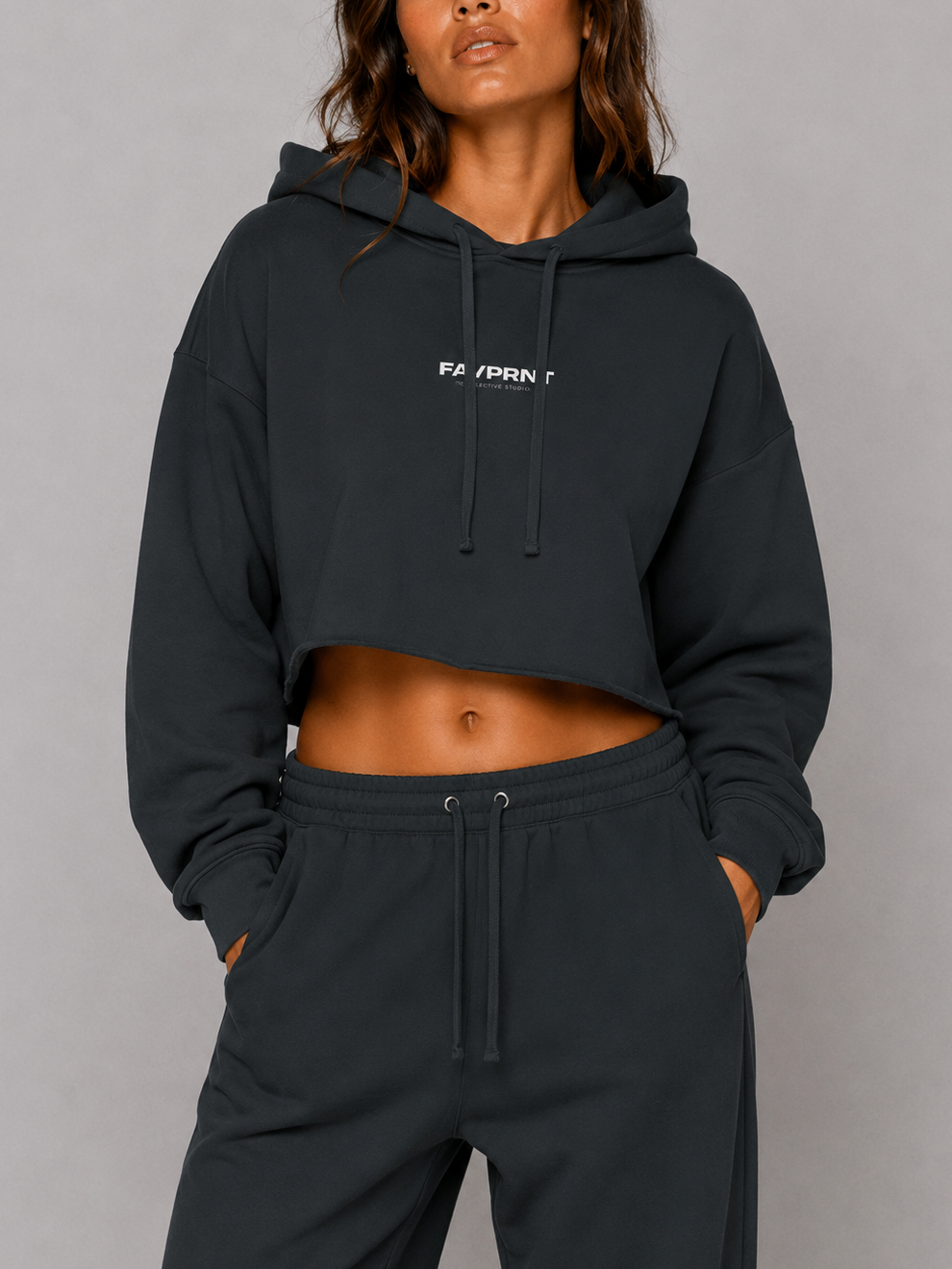 Hoodie Damen | Copped Fit | Bio Baumwolle