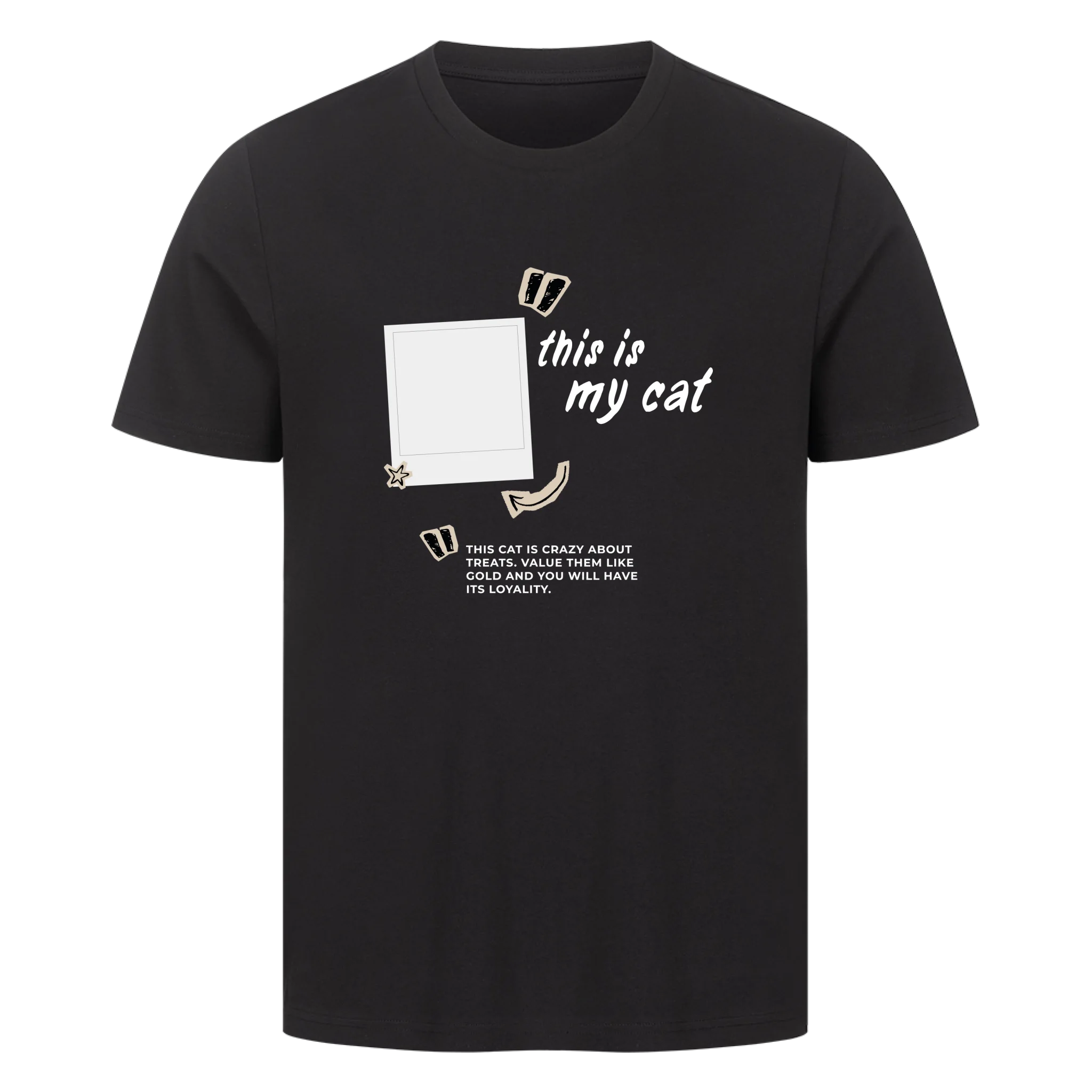 Personalisiertes T-Shirt "this is my cat"