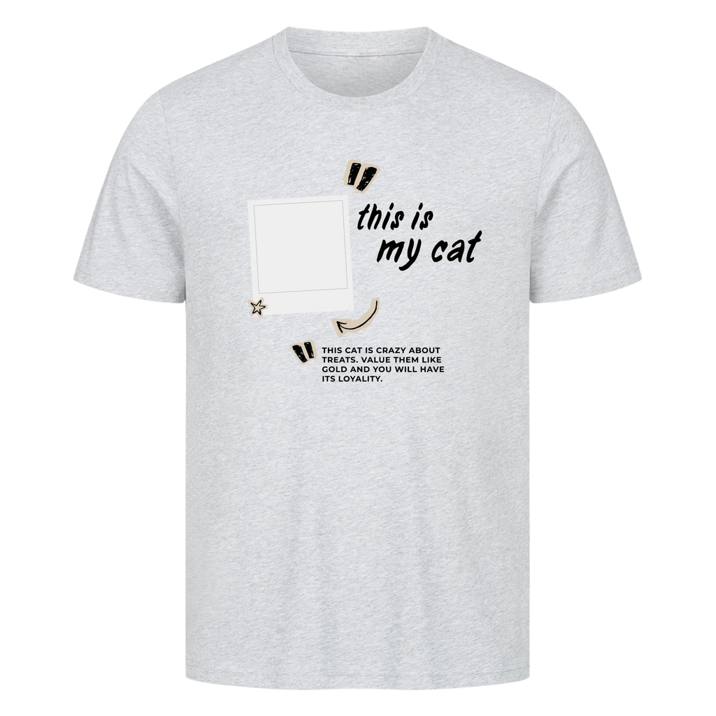 Personalisiertes T-Shirt "this is my cat"