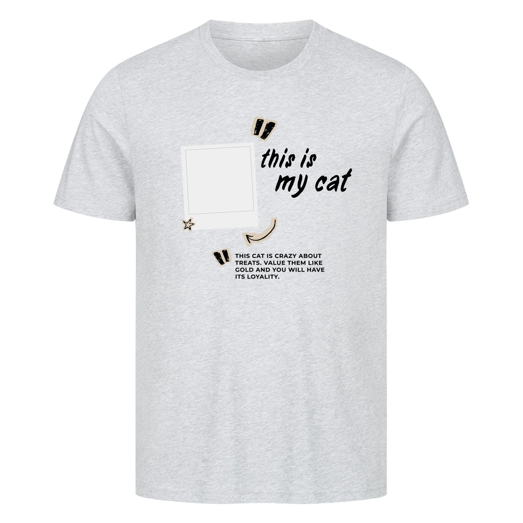 Personalisiertes T-Shirt "this is my cat"