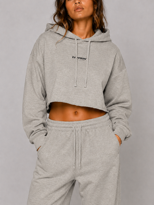 Hoodie Damen | Copped Fit | Bio Baumwolle